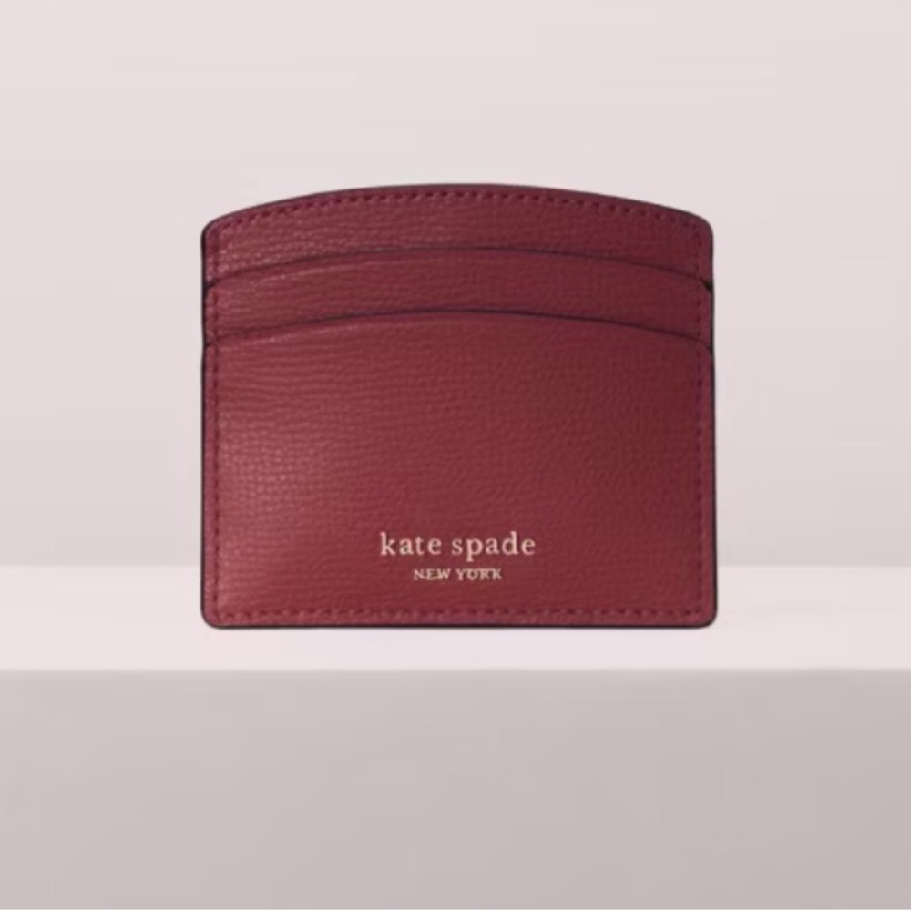 NEW Kate Spade Sylvia Card Holder - Cherrywood